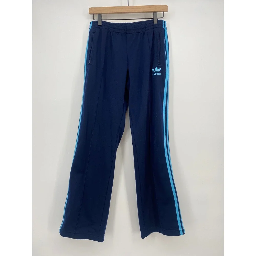 Adidas Track Suit Medium Navy Blue Excellent Originals Trefoil 3-Stripe Set